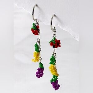 Free People Sweet Treat Beaded Dangle Earrings